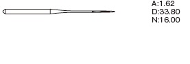 Игла Organ Needles DBx1 № 80/12