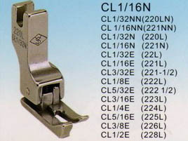 Лапка для отстрочек CR 1/16" 