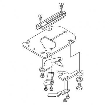 Juki LBH-781 Пластина игольная в сборе D2401-774-KC0 (original)
